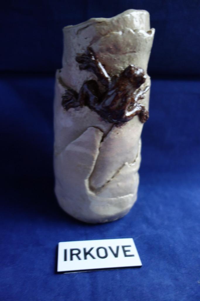 KERAMIEK OBJECT / VAAS * Met Kikker *, Antiek en Kunst, Antiek | Keramiek en Aardewerk, Verzenden