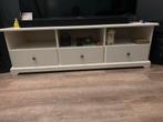Moet zsm weg IVM verhuizen!! Witte TV meubel met lades, Kunststof, 150 tot 200 cm, Ophalen of Verzenden, Zo goed als nieuw