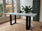 Robuuste design eettafel, Huis en Inrichting, Tafels | Eettafels, Ophalen, Gebruikt, 200 cm of meer, Stoer, industrieel