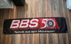 BBS JUBILEUM 50 JAAR BANNER 45X180 MET BEVESTIGGINGS OGEN, Ophalen of Verzenden, Nieuw