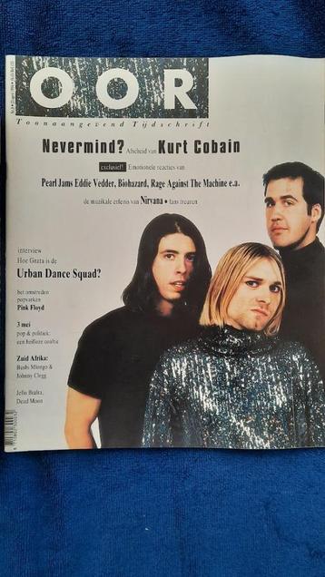 OOR 8-1994 Nirvana Kurt Cobain UDS Dead Moon Johnny Clegg Pi beschikbaar voor biedingen