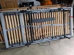 Electrische lattenbodem bedbodem met pootjes, Ophalen, 90 cm, Eenpersoons, Zo goed als nieuw