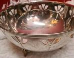 2 verschillende Zilver metaal fruitschaal opengewerkt design, Ophalen of Verzenden