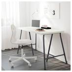 2 ikea schragen Lerberg antraciet, Ophalen, Tafelpoot