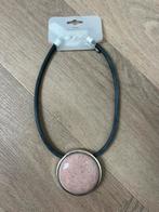 Nieuw ketting met grove hanger nikkelvrij, Sieraden, Tassen en Uiterlijk, Kettingen, Ophalen of Verzenden, Nieuw, Zilver, Overige materialen