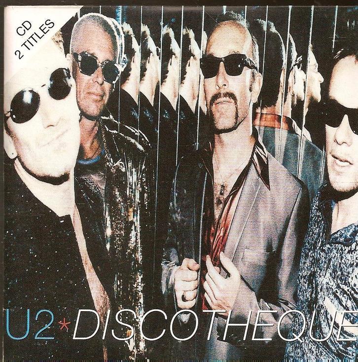 cd-single van U2 - Discotheque, Cd's en Dvd's, Cd Singles, Zo goed als nieuw, Pop, 6 singles of meer, Ophalen of Verzenden