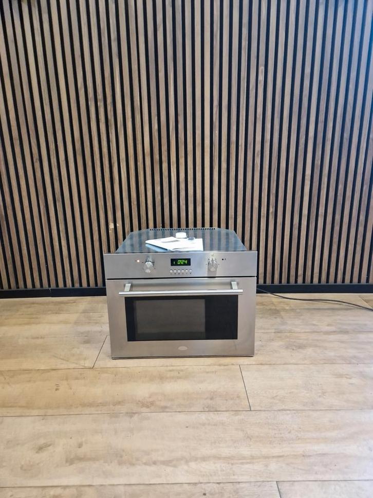 Luxe Rvs Boretti stoomoven, Witgoed en Apparatuur, Ovens, Zo goed als nieuw, Inbouw, 45 tot 60 cm, 60 cm of meer, Hete lucht, Stoom
