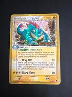 Feraligatr Reverse Holo - Dragon Frontiers, Hobby en Vrije tijd, Verzamelkaartspellen | Pokémon, Ophalen of Verzenden, Gebruikt