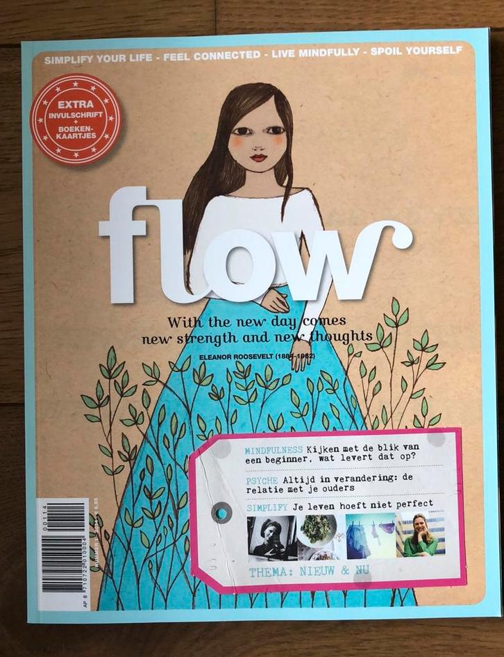 FLOW magazine / tijdschrift nrs. 1, 5,6,7 en 8, Boeken, Tijdschriften en Kranten, Nieuw, Lichaam en Geest, Ophalen of Verzenden