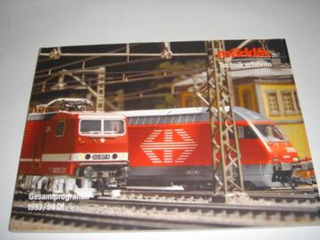 Marklin Catalogus 1993-1994 - ZEER NETTE STAAT beschikbaar voor biedingen