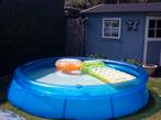 Zwembad met opblaasbare rand, Tuin en Terras, Ophalen, Minder dan 80 cm, Rond, 300 cm of meer