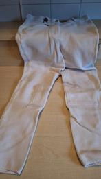 Witte paardrijbroek maat 38 (S) voor dressuur/wedstrijden, Dieren en Toebehoren, Paardrijkleding, Dames, Gebruikt, Dressuur, Ophalen of Verzenden