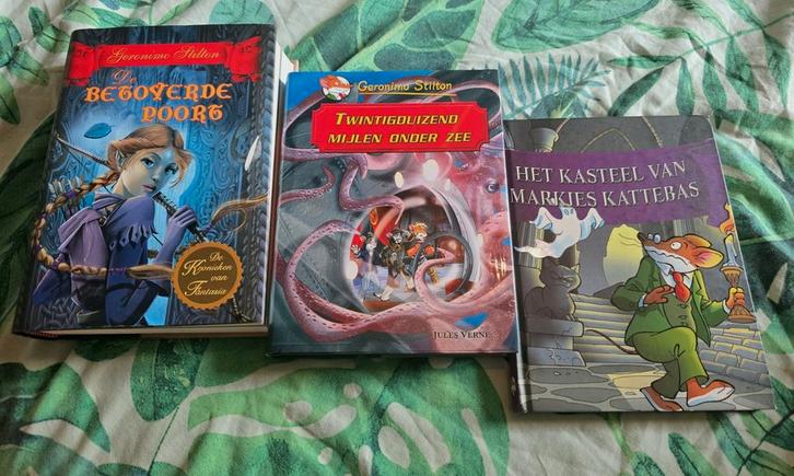 Geronimo Stilton: de Poort + Markies Kattebas + 20000 mijlen, Boeken, Kinderboeken | Jeugd | onder 10 jaar, Ophalen of Verzenden