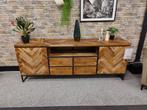 Dressoir industrieel, Ophalen, Gebruikt, 150 tot 200 cm, Industrieel mangohout zware uitvoering