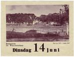 Bodegraven - Wierickerschans - Kalenderplaatje 1921, Verzenden, 1920 tot 1940