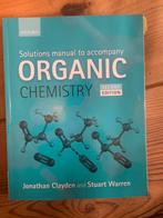 Solutions Manual to accompany Organic Chemistry, Boeken, Nieuw, Ophalen of Verzenden, WO, Jonathan Clayden, Stuart Warren