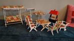 barbie meubeltjes tuinset, Verzamelen, Ophalen of Verzenden, Gebruikt, Poppenhuis