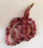 Prachtige ketting van Amethyst Amethist edelstenen, Sieraden, Tassen en Uiterlijk, Kettingen, Verzenden, Zo goed als nieuw, Steen of Mineraal