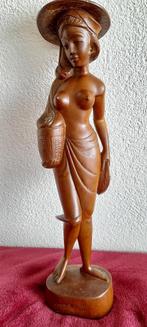 Balinese Dame 47 cm coromandelhout, Verzenden