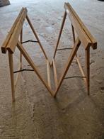 Nieuwe Houten Schragen afm H 73 cm Br 75 cm, Doe-het-zelf en Verbouw, Werkbanken, Ophalen, Zo goed als nieuw