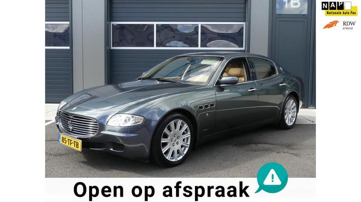 Maserati Quattroporte 4.2 V8 401PK Duo Select YOUNGTIMER Nav, Auto's, Maserati, Bedrijf, Te koop, Quattroporte, Airbags, Airconditioning
