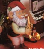 Elf / Kabouter Saxofoon speler van wit keramiek biscuit, Ophalen of Verzenden, Nieuw