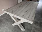 Eettafel Jens, Leen Bakker, Huis en Inrichting, Tafels | Eettafels, Ophalen, Gebruikt, 50 tot 100 cm, Vijf personen of meer