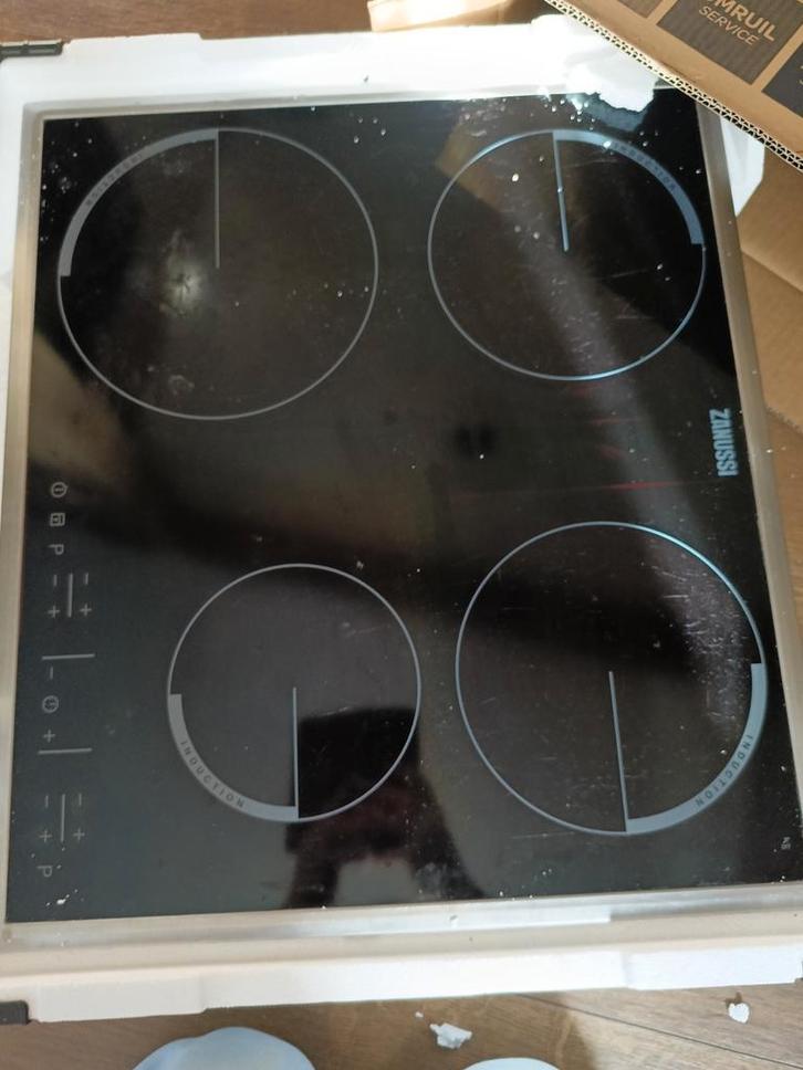 Zanussi Inductie Kookplaat - 4 Zones, Witgoed en Apparatuur, Kookplaten, Inbouw, Inductie, 4 kookzones, Ophalen