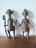 Twee Afrikaanse Bronzen Beeldjes, Ophalen