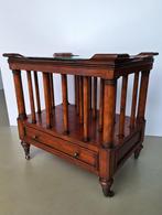 vintage antieke canterbury lectuurbak tijdschriften trolley, Ophalen