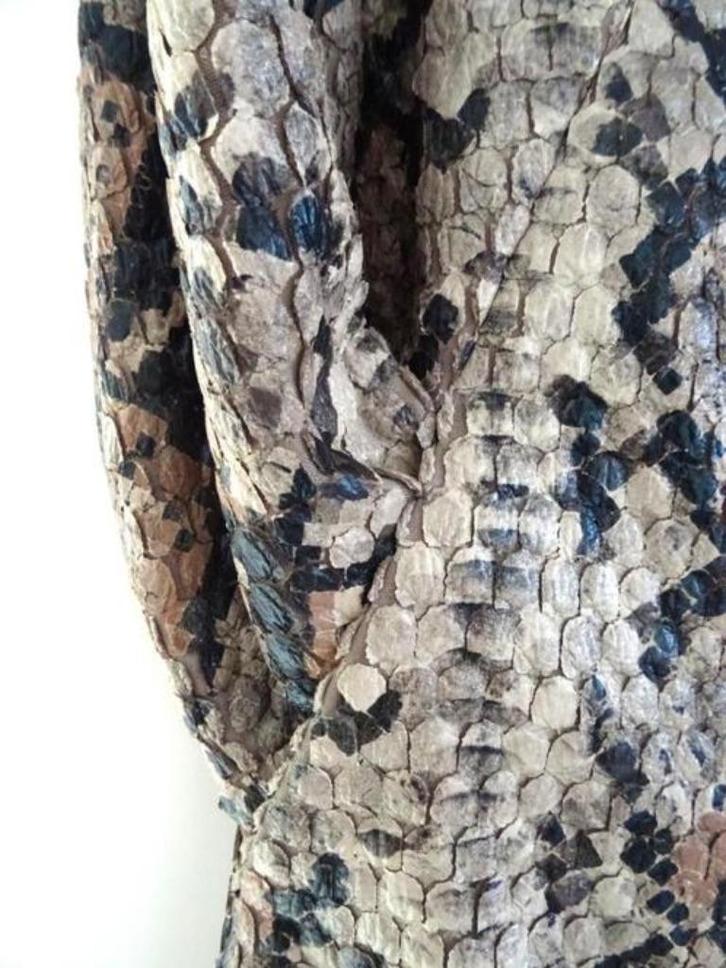 ZGAN prachtige jurk van Caroline Biss, python-look. Maat 44, Kleding | Dames, Jurken, Zo goed als nieuw, Maat 42/44 (L), Overige kleuren
