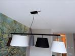 Hanglamp met 5 lampekappen, Huis en Inrichting, Lampen | Hanglampen, Ophalen, Gebruikt, Metaal, Modern