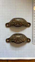 2 grepen, antiek JUGENDSTIL Art Deco handgrepen ladegrepen, Huis en Inrichting, Kasten | Ladekasten, Ophalen of Verzenden