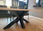 Mooie zware kwaliteit/stevige eettafel (6 persoons), Ophalen, 50 tot 100 cm, Zo goed als nieuw, 150 tot 200 cm