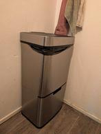 Homra elektrische prullenbak met sensor voor afvalscheiding, Ophalen, Gebruikt, 40 liter of meer, Metaal