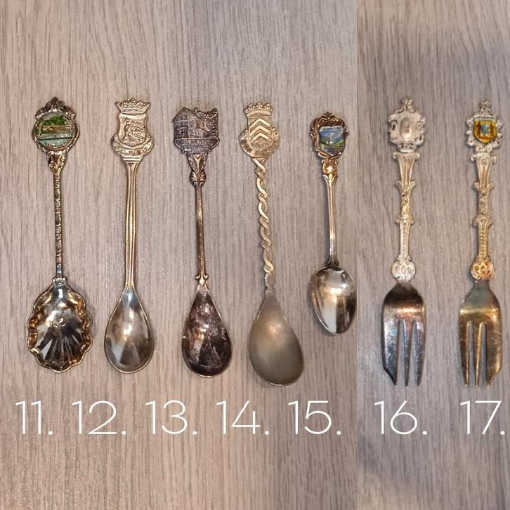 Thee lepetjes oud 11 tm 17 prijs per stuk, Antiek en Kunst, Antiek | Bestek, Ophalen of Verzenden