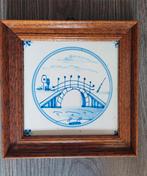 Delfts blauw geglazuurd oude wandtegel, Ophalen of Verzenden