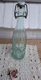 Grote Franse brocante bierfles, Degret Agon, Dom Le Mesnil, Ophalen of Verzenden