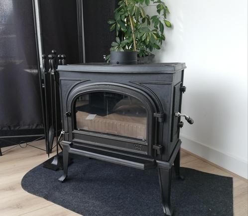 Gietijzeren Houtkachel voor Overkapping/Veranda Testmodel, Tuin en Terras, Terrasverwarmers, Zo goed als nieuw, Vloer, Ophalen of Verzenden