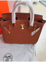 Hoogkwaliteit echt leer burkin Hermes tas, Ophalen of Verzenden, Bruin, Handtas