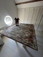 Inklapbare eettafel/sidetable, Ophalen