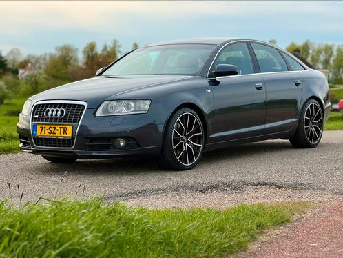 Audi A6 3.2 V6 Quattro 256 PK 3X S-Line - Nieuwe Ketting, Auto's, Audi, Particulier, A6, 4x4, Adaptieve lichten, Airbags, Airconditioning