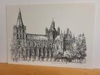 Ets St Janskathedraal Den Bosch - A van Woensel, Antiek en Kunst, Ophalen