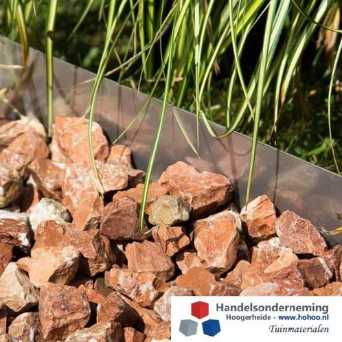 Kantopsluiting RVS roest vrij staal licht gewicht border pad, Tuin en Terras, Grind, Keien en Split, Nieuw, Overige typen, Grijs