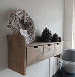 Stoere Sober, Landelijke Wandplank met Lades, Huis en Inrichting, Ophalen, Gebruikt