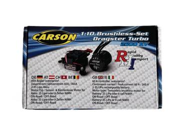 Carson Brushless set Dragster 2500 KV  motor + ESC 1/10 rc  beschikbaar voor biedingen