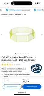 Hamster ren, Minder dan 60 cm, Kooi, Minder dan 75 cm, Ophalen of Verzenden