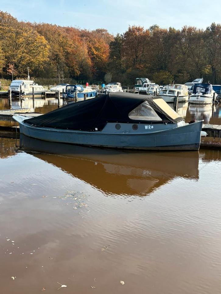 Mooie sloep, Watersport en Boten, Motorboten en Motorjachten, Gebruikt, Staal, 6 tot 9 meter, Diesel, Binnenboordmotor, 10 tot 30 pk