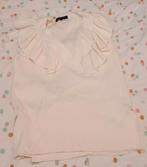 Overslag vestje met roezels, Maat 42/44 (L), Ophalen of Verzenden, Zo goed als nieuw, Overige kleuren