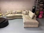Luxe Velvet Teddy Hoekbank Jacco 290x240cm NIEUW Sand Beige, 250 tot 300 cm, Info@oosterbaanwonen.nl, Venus 31 8448CE Heerenveen